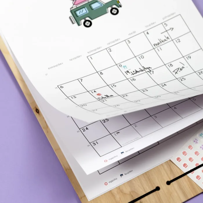 Kalender „Märgi ära“ 2026 illustratsioonidega /  vineeralusel - Image 3