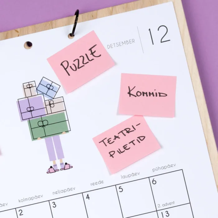 Kalender „Märgi ära“ 2026 illustratsioonidega /  vineeralusel - Image 10
