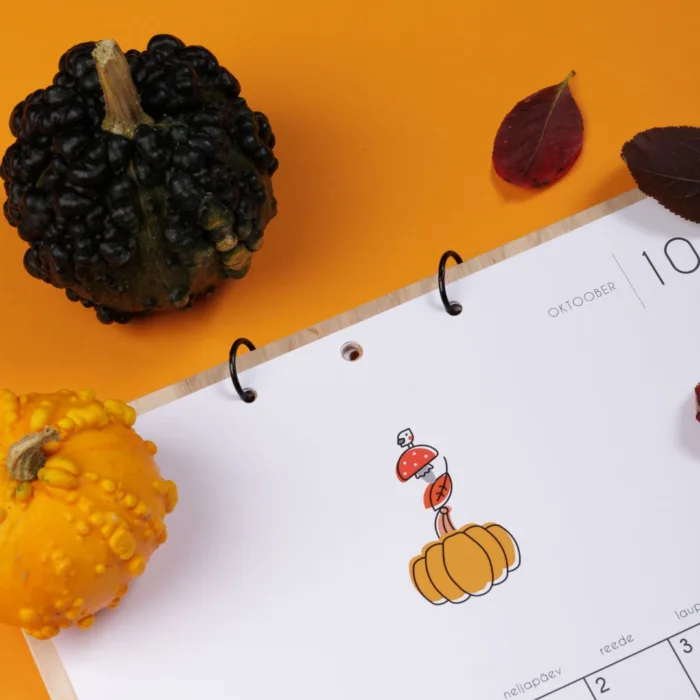 Kalender „Märgi ära“ 2026 illustratsioonidega /  vineeralusel - Image 7