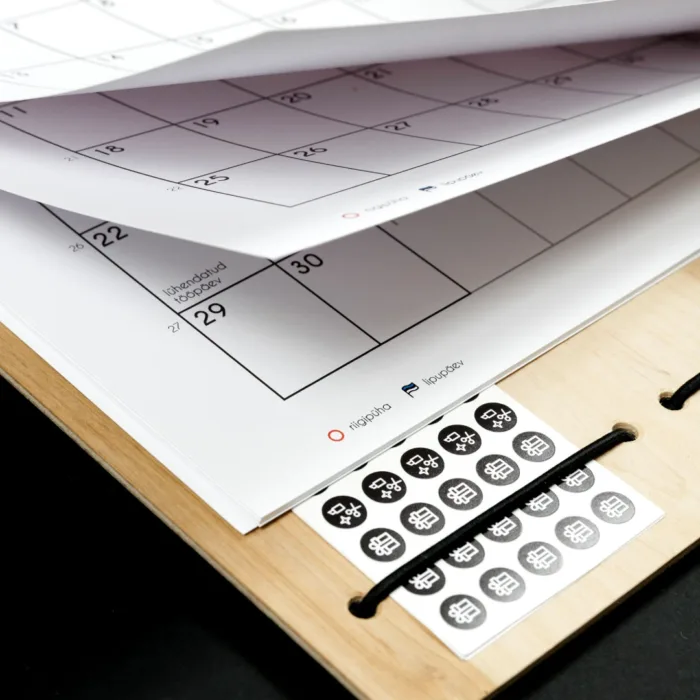 Kalender „Märgi ära“ 2026 / vineeralusel - Image 3