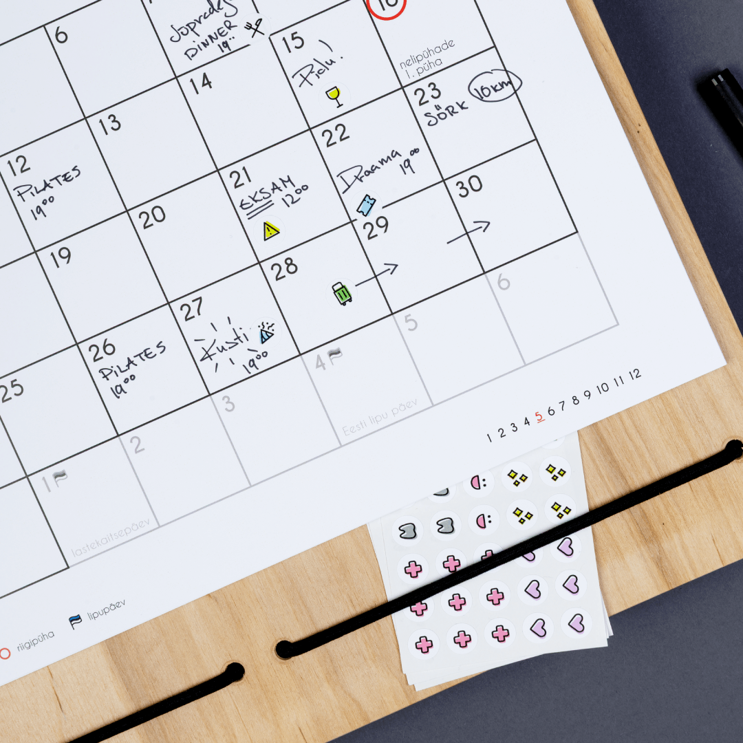 Kalender „Märgi ära“ 2027 illustratsioonidega / vineeralusel - Image 5