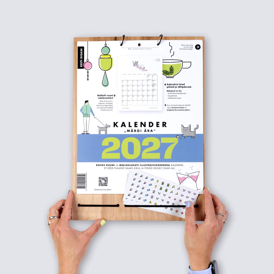 Kalender Märgi Ära 2025 kaas