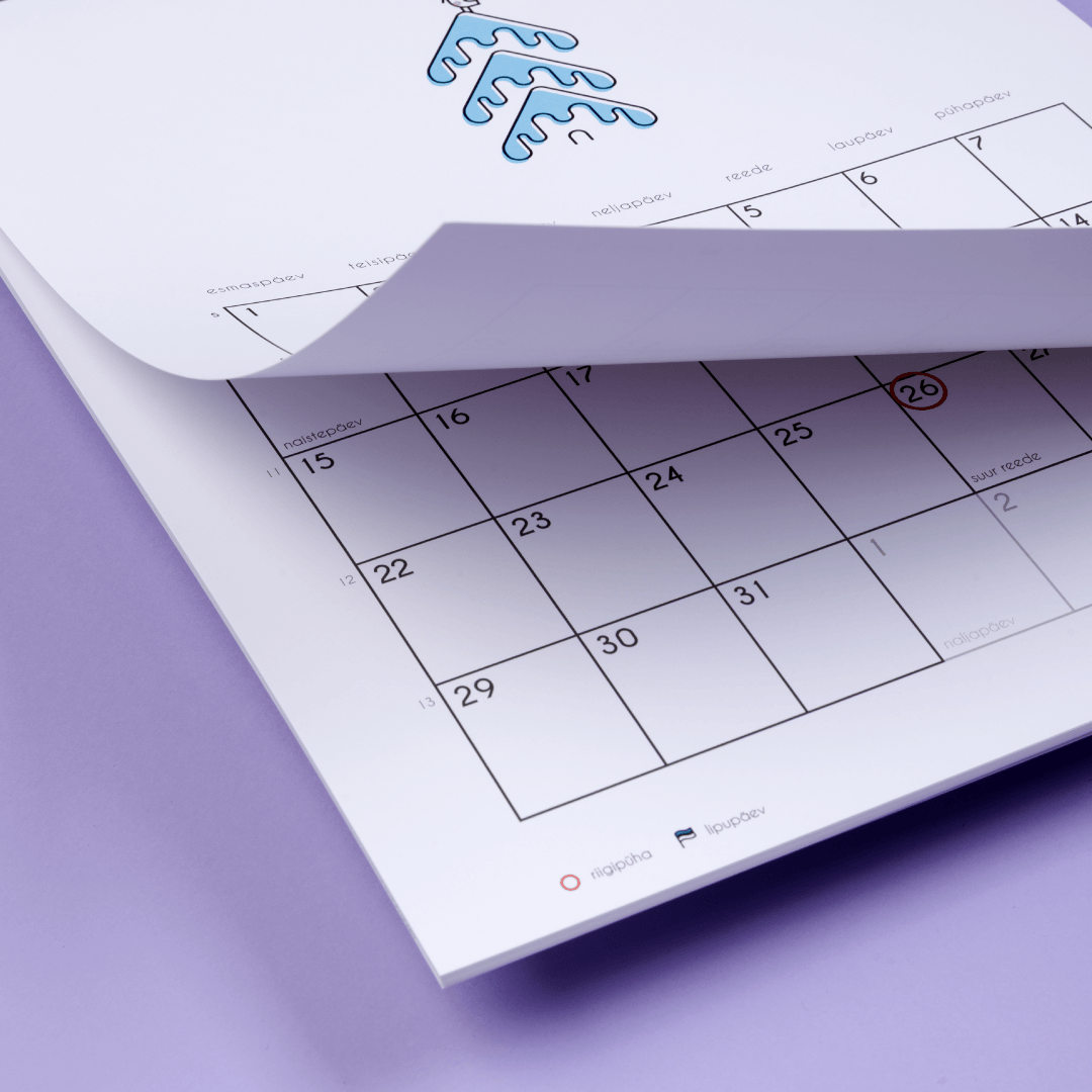 Kalender „Märgi ära“ 2027 illustratsioonidega / sisulehed - Image 2