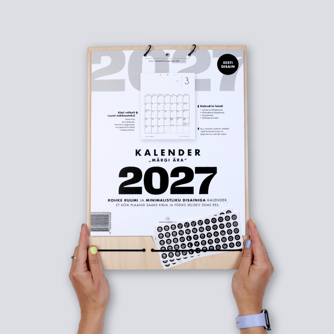 Kalender Märgi Ära 2025 kaas