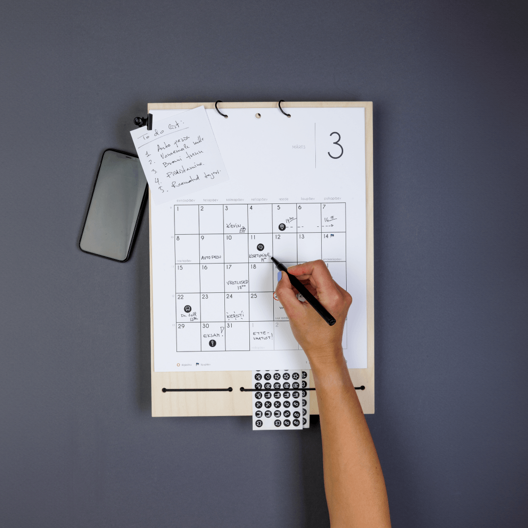 Kalender „Märgi ära“ 2027 / vineeralusel - Image 2